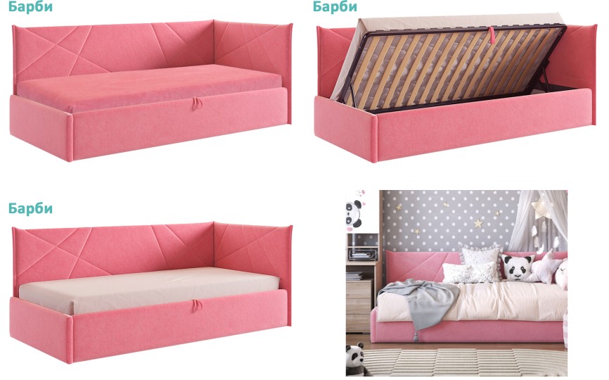 Кровать Тахта с подъемным механизмом Квест