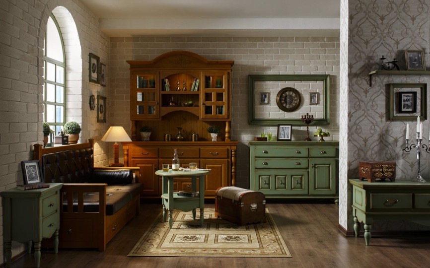 Тумба Бьёрт два ящика на высоких ножках 1-52