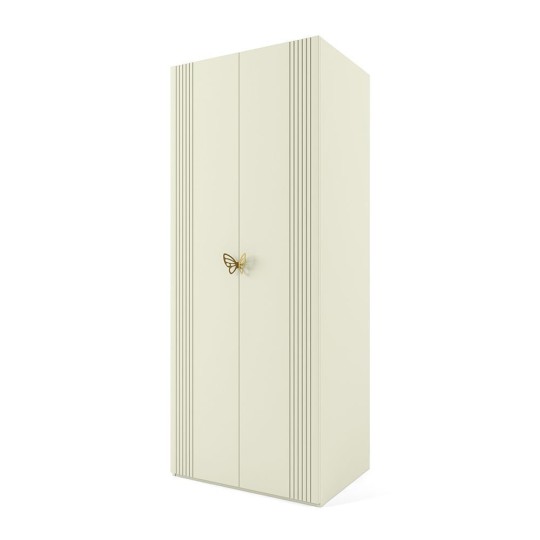 Шкаф с полками и штангой 2-х дверный Мишель Орегано