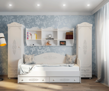 Набор мебели для детской Ассоль №2 белый