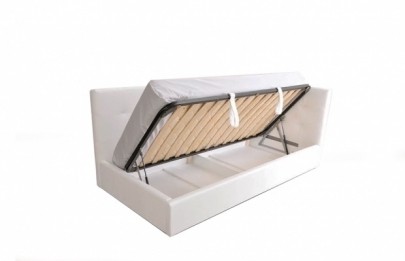 Мягкая кровать "Валерия"-90 beige