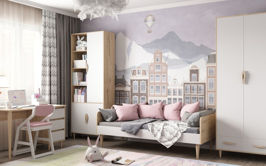 Шкаф "Два плюс Два" (корпус дуб ирландский)