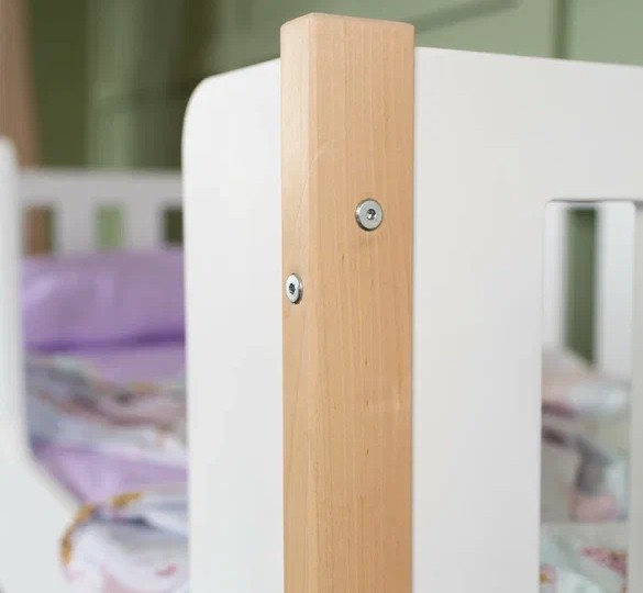 Кровать Эко-9 В МДФ (ножки из массива)