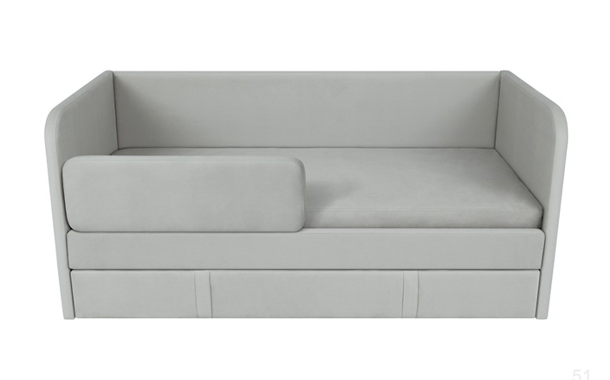 Кровать "Бимбо" 200 с дополнительным спальным местом ткань Velutto 