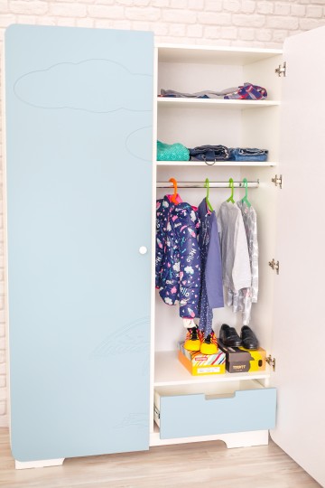 Шкаф 2-х дверный Облако 185 см.