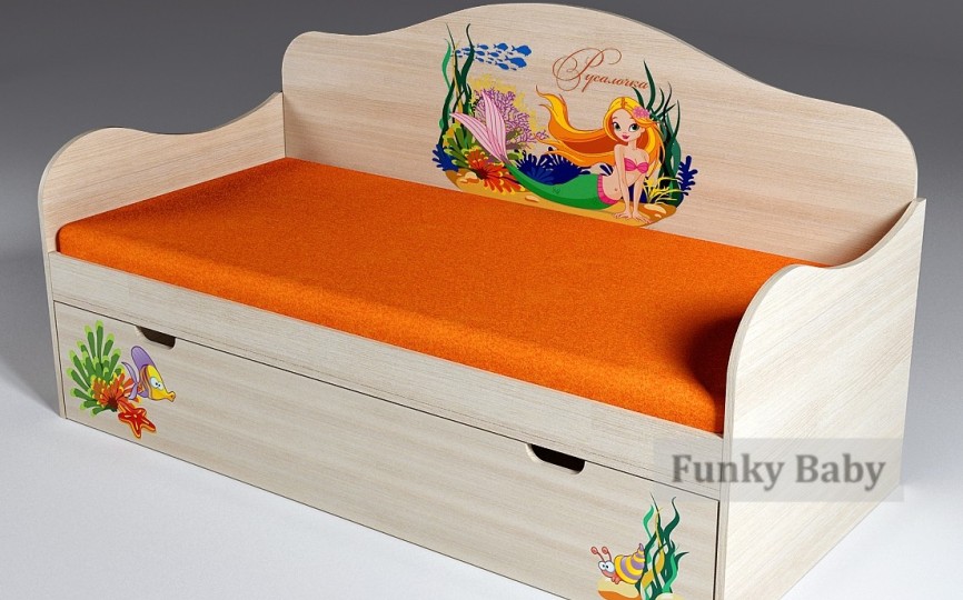 Детская кровать для девочки "Русалочка"