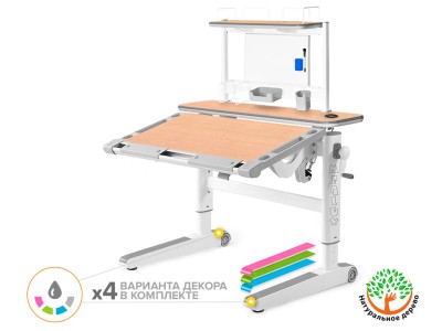 Детский стол Mealux Ergowood-M Multicolor Max Energy