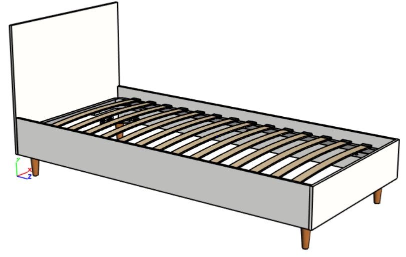 Кровать "КВАДРО-Лайт"