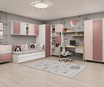 Детская комната Смарти Пинк