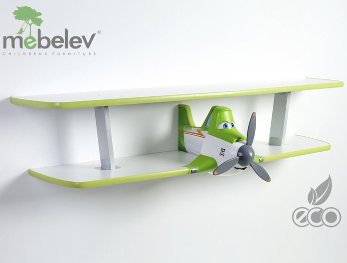 Полка двухъярусная "Дасти 2" зеленая