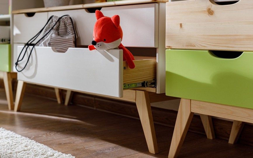 Комод - тумба для ТВ Тимберика Кидс №14 на ножках