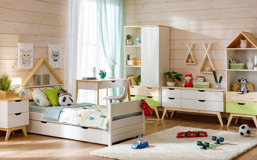 Комод - тумба для ТВ Тимберика Кидс №14 на ножках