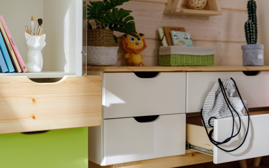 Комод - тумба для ТВ Тимберика Кидс №14 на ножках