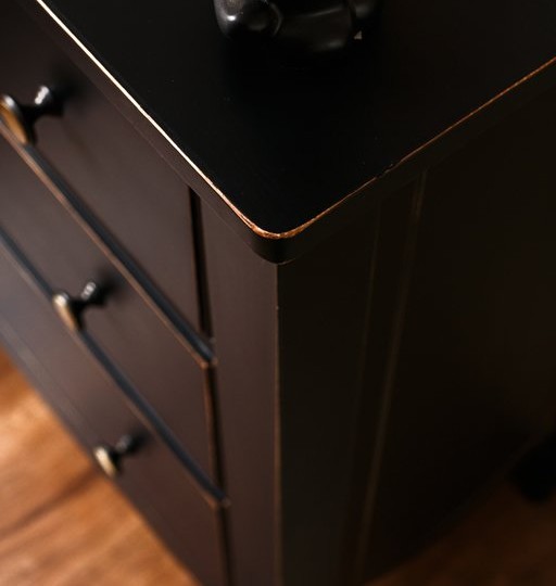 Тумба Бьёрт три ящика на высоких ножках 1-54