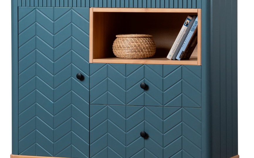 Комод Грета №10, 15, дверь, ниша, два ящика