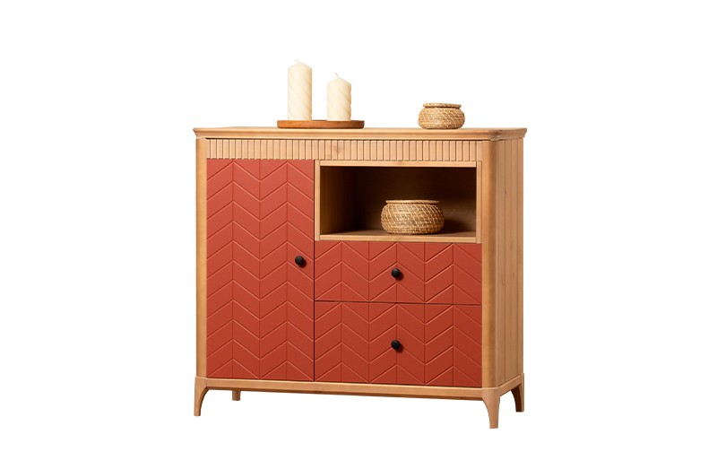 Комод Грета №10, 15, дверь, ниша, два ящика