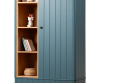 Шкаф Гретта №7, 8 высокий с открытыми полками, ящиком и дверью