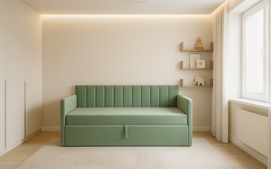 Кровать диван Гринч