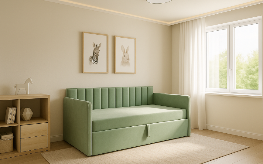 Кровать диван Гринч