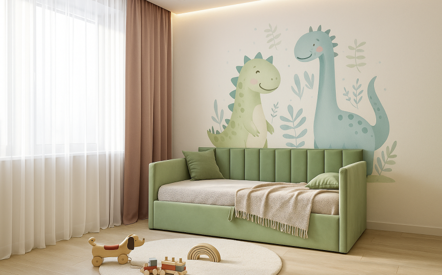 Кровать диван Гринч