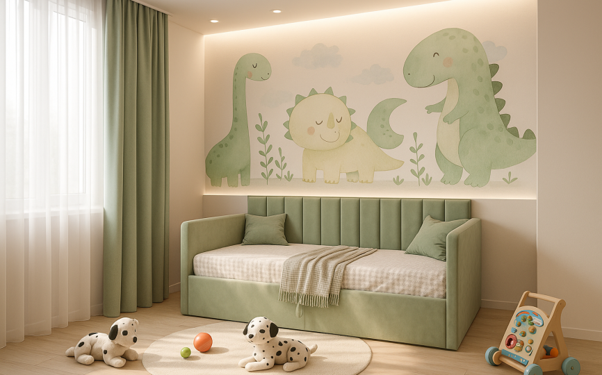 Кровать диван Гринч