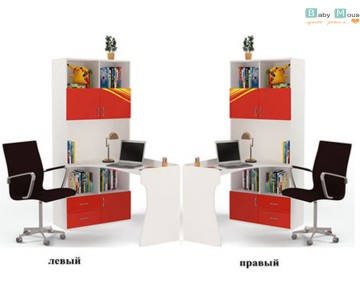 Стол-стеллаж "Champion" красный для мальчика Стол-стеллаж "Champion" красный для мальчика