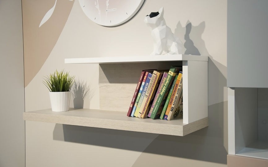 Полка навесная (универсальная) Смарти Пинк НП1