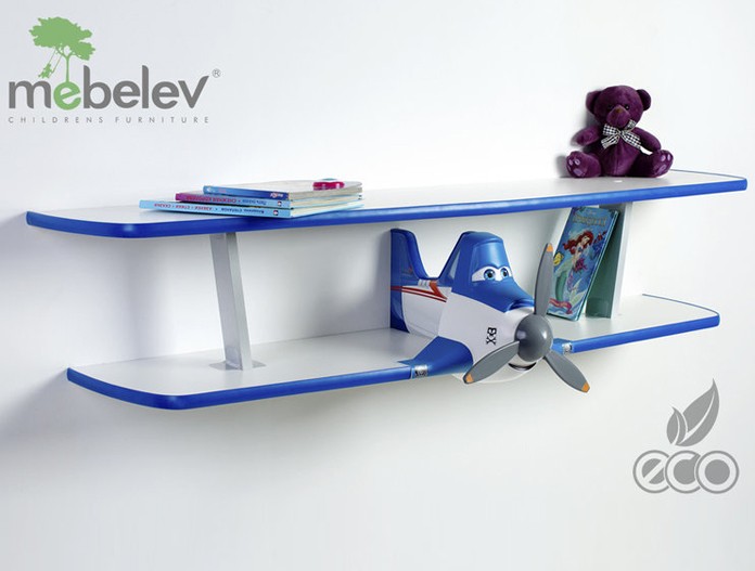 Полка двухъярусная "Дасти 2" синяя