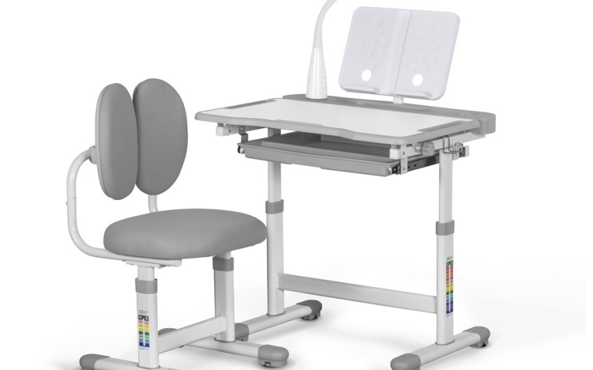 Комплект парта и стульчик EVO BD-20, с лампой