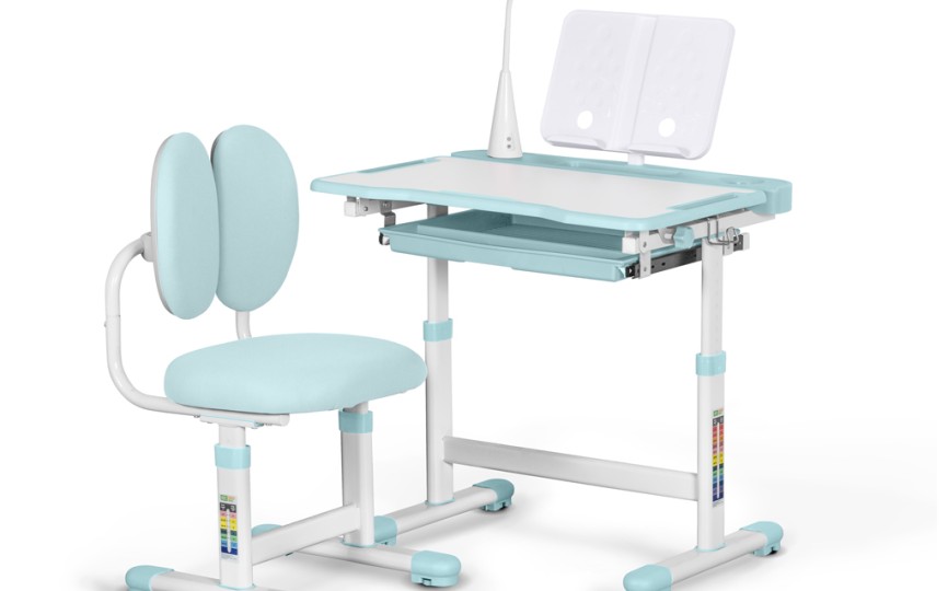 Комплект парта и стульчик EVO BD-20, с лампой