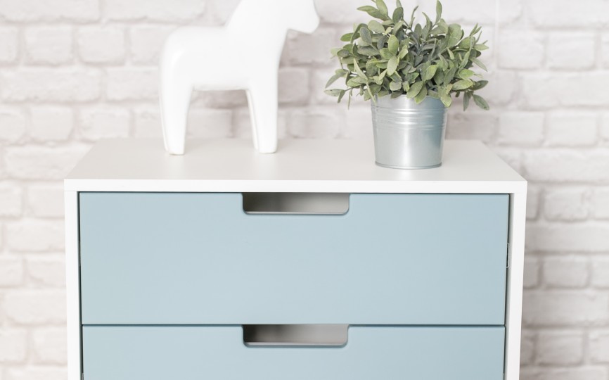 Тумба прикроватная Облако (интегрированные ручки) МДФ