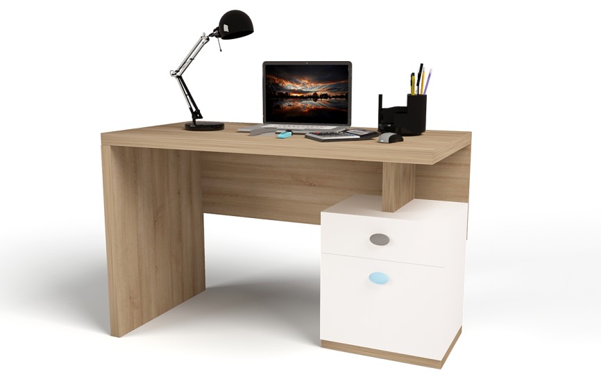 Стол письменный MIX OCEAN (голубой или кремовый)