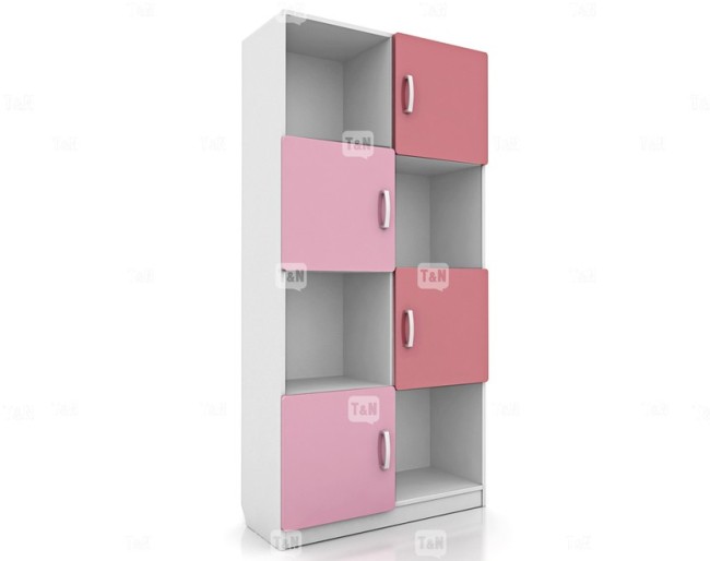 Шкаф книжный с 8-мью отделениями Emme Pink (Tomy Niki)