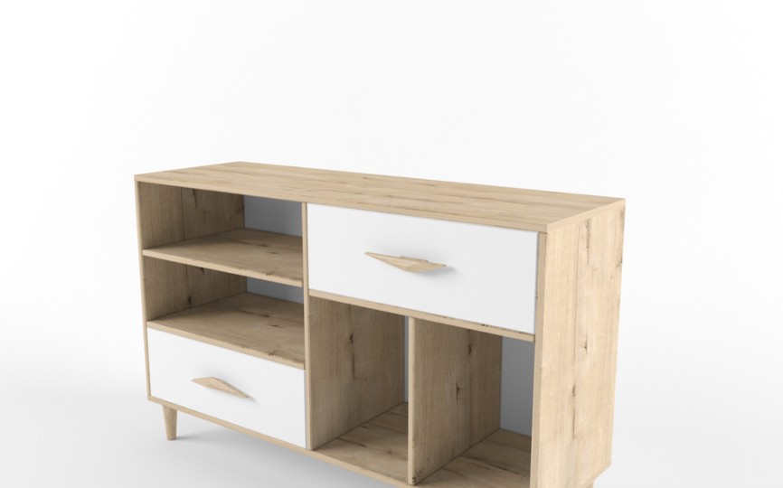 Тумба-комод "Два плюс Два" (корпус дуб ирландский)