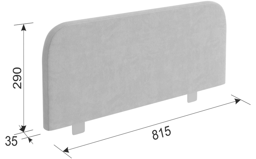 Ограничитель для кровати мягкий