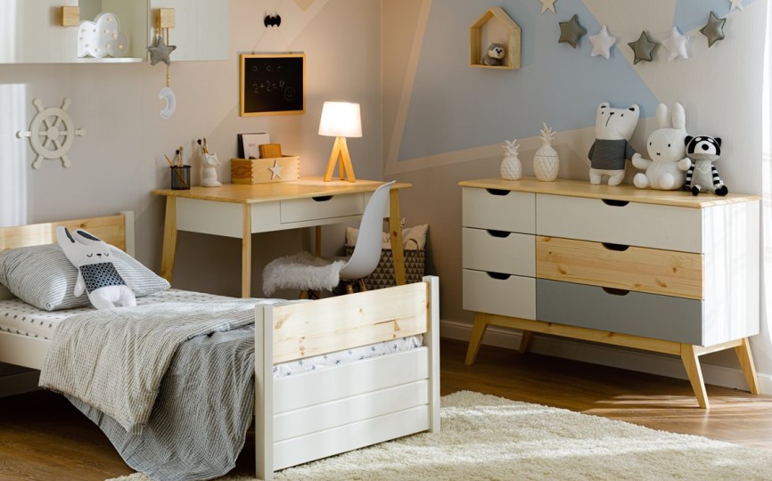 Комод широкий Тимберика Кидс №16 на ножках