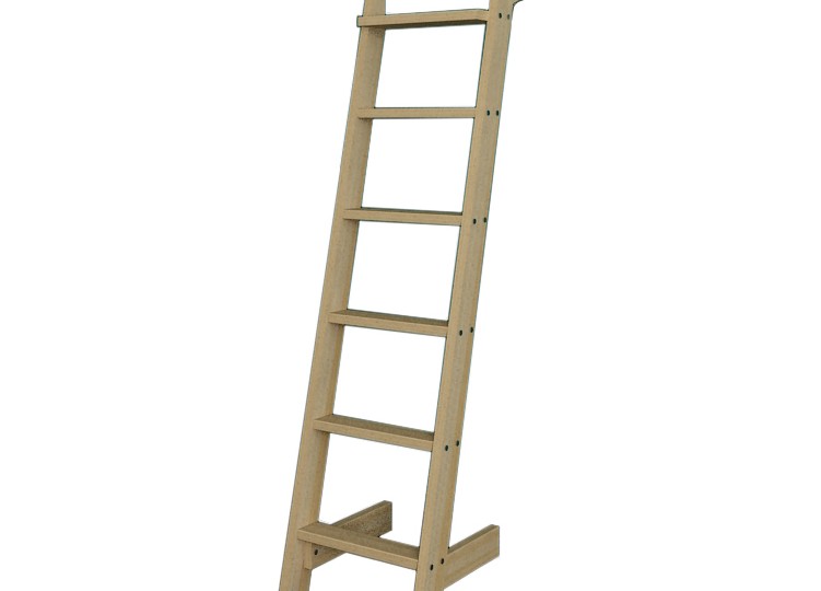 Лесенка деревянная боковая