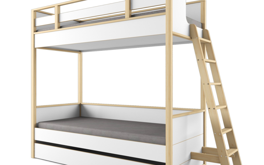 Лесенка деревянная боковая