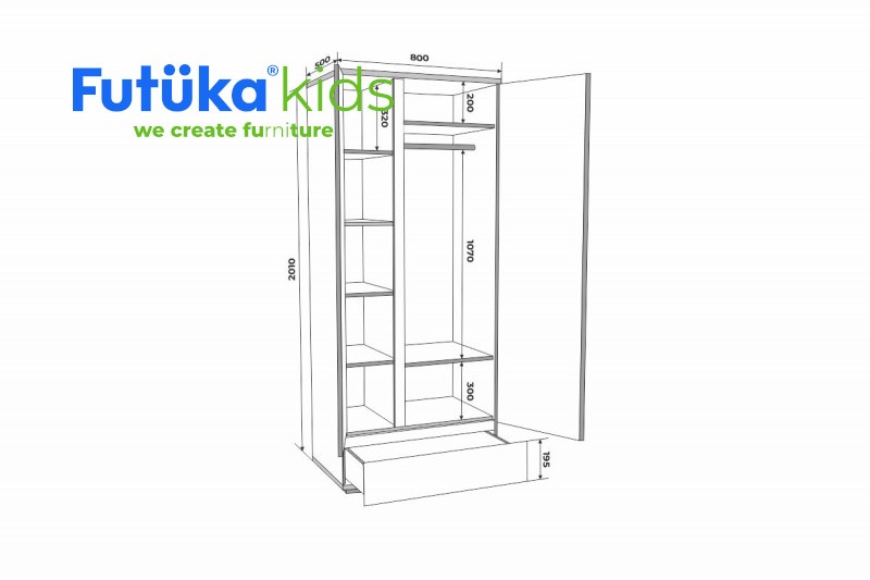 Шкаф Q-bix 31 Мерседес