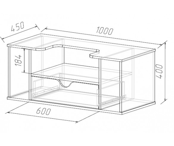 Подставка под ТВ 13/22 СВ Фанки Кидз 