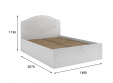 Кровать Ассоль АС-60 (200х140 см)