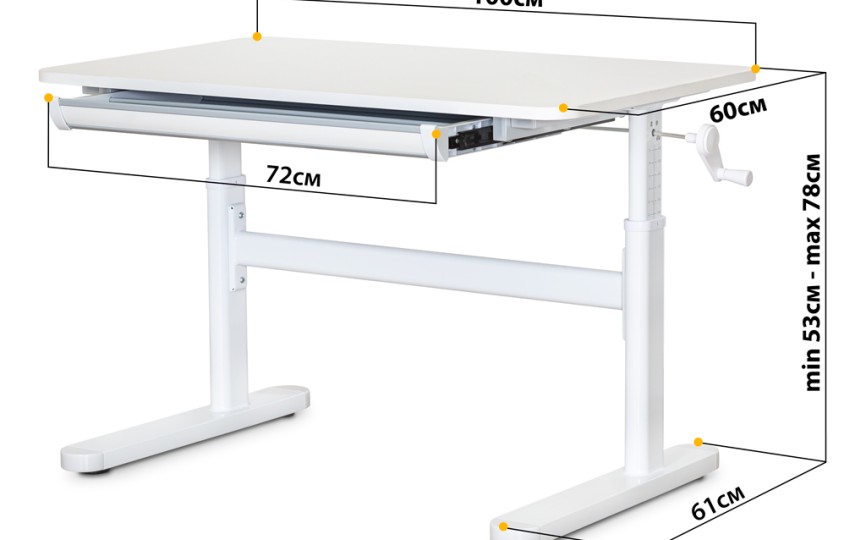 Детский стол ErgoKids Boston Lite (арт.TH-210 Lite)
