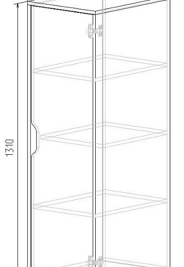 Шкаф-пенал 23/5 Фанки Кидз