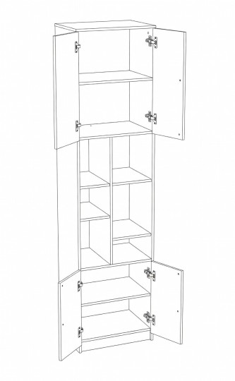 Стеллаж широкий Тури Тефия