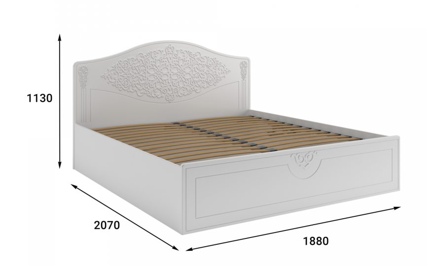 Кровать Ассоль АС-61 (200х180 см)