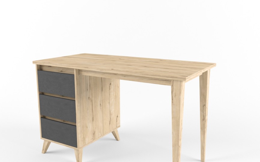 Стол с тумбой "Два плюс Два" (корпус дуб ирландский)