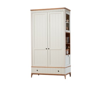 Шкаф Грета №3 двухдверный с ящиком и боковыми полками Шкаф Грета №3 двухдверный с ящиком и боковыми полками