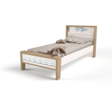 Кровать №1 MIX OCEAN (голубой или кремовый)