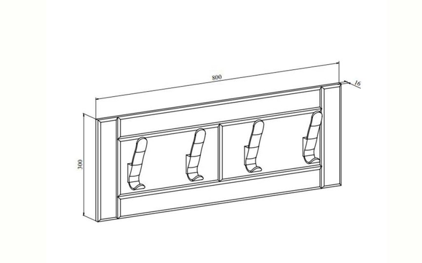 Вешалка Изабель ИЗ-81К