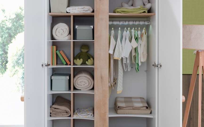 Шкаф двухдверный Natura Baby